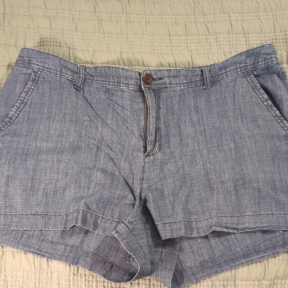 Women's Blue Denim Shorts